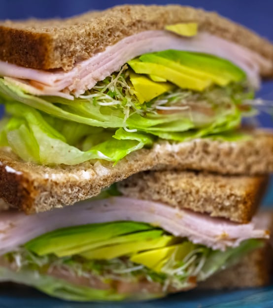 Sandwich de aguacate